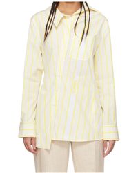 Jacquemus - La Chemise Pablo Asymmetric Striped Shirt - Lyst