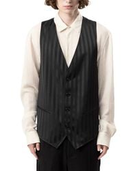 Ann Demeulemeester - Juikko Striped Satin Waistcoat - Lyst