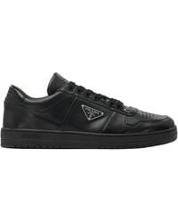 Prada - Leather Downtown Sneakers - Lyst
