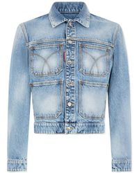 DSquared² - Button-Up Denim Jacket - Lyst