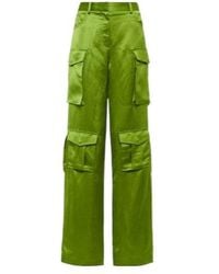 Tom Ford - High-Rise Satin Cargo Pants - Lyst