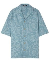 Versace - Pattern-Printed Short Sleeved Shirt - Lyst