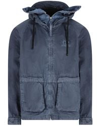 C.P. Company - Hooded Zip-Up Jacket - Lyst