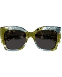 Chloé - Chloé Eyewear Oversize Frame Sunglasses - Lyst