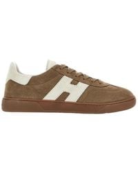 Hogan - H647 Logo-Patch Low-Top Sneakers - Lyst
