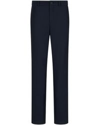 Giorgio Armani - Textured Tailored Pants - Lyst