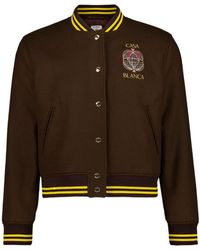 CASABLANCA - Embroideredpatch Mini Skirt - Lyst