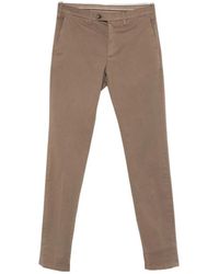 Canali - Casual Pants With Belt Loops - Lyst