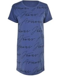Armani Jeans - Logo Printed T-Shirt - Lyst