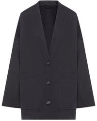 TOTEME - Totême Oversized Button-Up Cardigan - Lyst