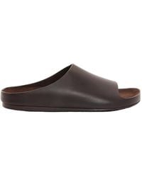 Loewe - Open Toe Slip-On Slides - Lyst