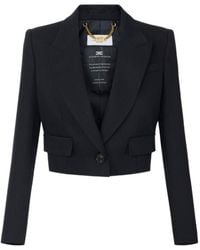 Elisabetta Franchi - Cropped Jacket - Lyst
