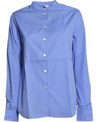Aspesi - Curved Hem Poplin Shirt - Lyst