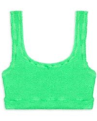 Reina Olga - Ginny Crinkled Bikini Top - Lyst