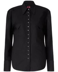 Pinko - Slim-Fit Drawstring Shirt - Lyst