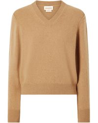 &Daughter - V-Neck Wool Knit Sweater - Lyst