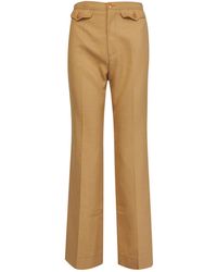Gucci - Highwaist Flared Trousers - Lyst