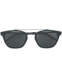 Saint Laurent - Eyewear Double Bridge Square Frame Sunglasses - Lyst