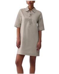 Liu Jo - Lace-Up Cotton Dress - Lyst