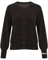 Liu Jo - Button-Up Knitted Cardigan - Lyst