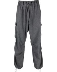 Y-3 - Straight-Leg Wool-Blend Cargo Pants - Lyst