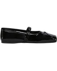 Marni - Square-Toe Mary Jane Ballet Flats - Lyst
