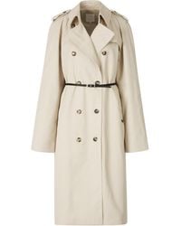 Givenchy - Belted Button-Up Trench Coat - Lyst