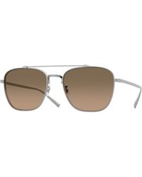 Oliver Peoples - Avison Square-Frame Sunglasses - Lyst
