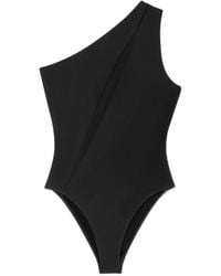 Versace - One-Shoulder Cut-Out Swimsuit - Lyst