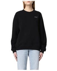Off-White c/o Virgil Abloh - Logo-Print Long-Sleeve Sweatshirt - Lyst