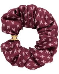 Celine - Mini Triomphe Scrunchy - Lyst
