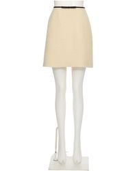 Valentino - Bow Detailed Mini Skirt - Lyst