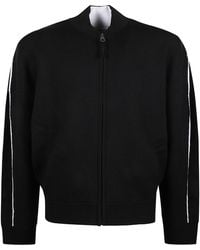 Givenchy - Logo-Intarsia Knitted Jacket - Lyst