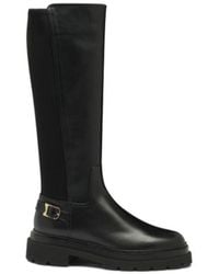 Santoni - High Leather Boots - Lyst