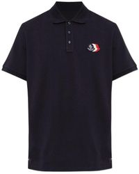 Moncler - Short-Sleeved Polo Shirt - Lyst
