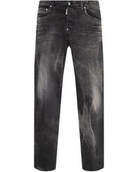 DSquared² - Straight-Leg Logo Patch Jeans - Lyst