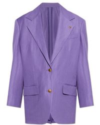 Versace - Peak-Lapel Single-Breasted Blazer - Lyst