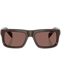 Prada - Eyewear Rectangular Frame Sunglasses - Lyst