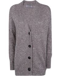 D.exterior - Crystal-Embellished Knit Top - Lyst