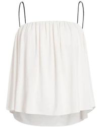 Proenza Schouler - Vanna Gathered Strap Blouse - Lyst