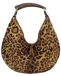 Saint Laurent - Mombasa Leopard Printed Medium Tote Bag - Lyst