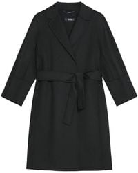 Max Mara - 'S Arona Belted Long-Sleeved Coat - Lyst