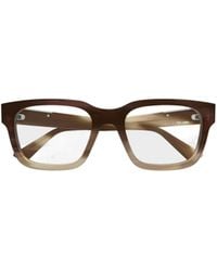 Gucci - Eyewear Rectangular Frame Glasses - Lyst