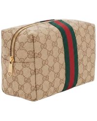 Gucci - Large Cosmetic Case With Web - Lyst