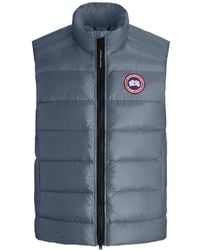 Canada Goose - Zipped Logo Patch Down Gilet - Lyst