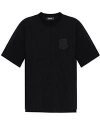 DSquared² - Logo Patch Crewneck T-Shirt - Lyst