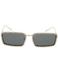Gucci - Eyewear Rectangle Frame Sunglasses - Lyst