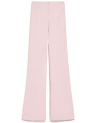 Sportmax - High Waist Straight Leg Pants - Lyst