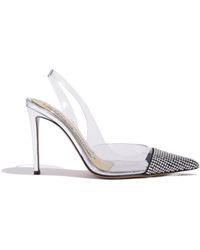 Alexandre Vauthier - Amber Embellished Pointed-Toe Pumps - Lyst