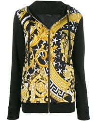Versace - Logo Printed Casual Jacket - Lyst